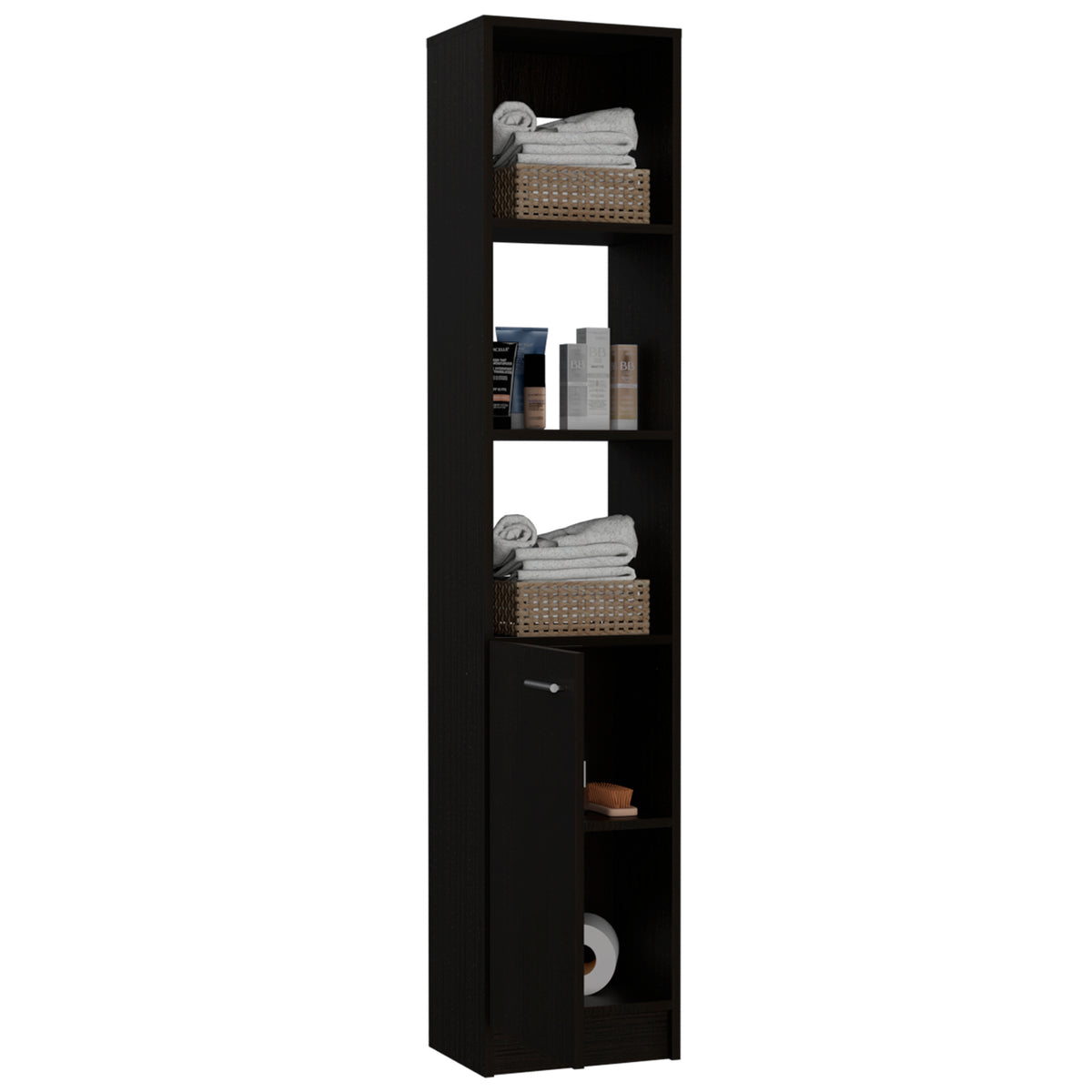 TUHOME CONCEPT Columna de baño Malaga de 162 cm, wengué