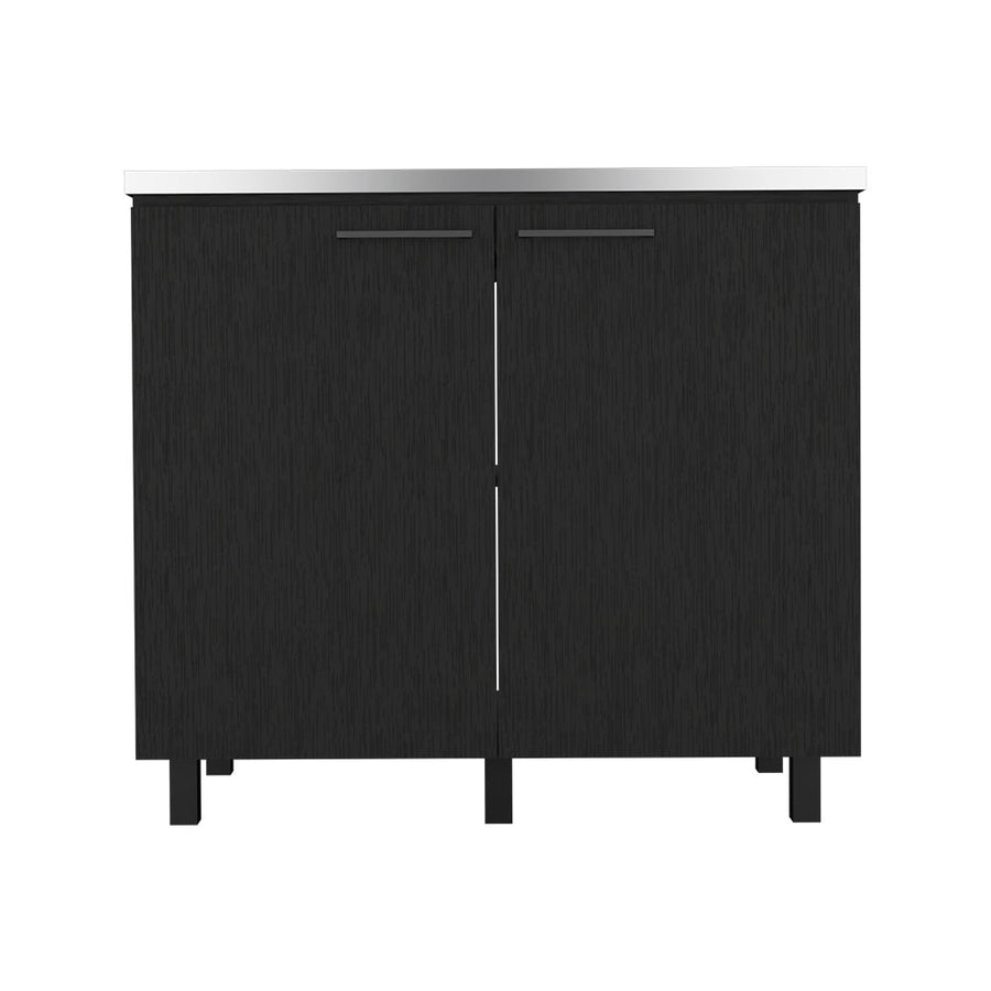 TUHOME CONCEPT Mueble de fregadero Napoles de 100 cm, wengué