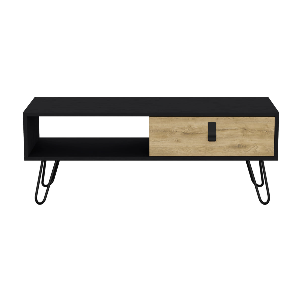 Mesa de centro Huna de 104 cm, wengué y macadamia, foto 5 – TUHOME