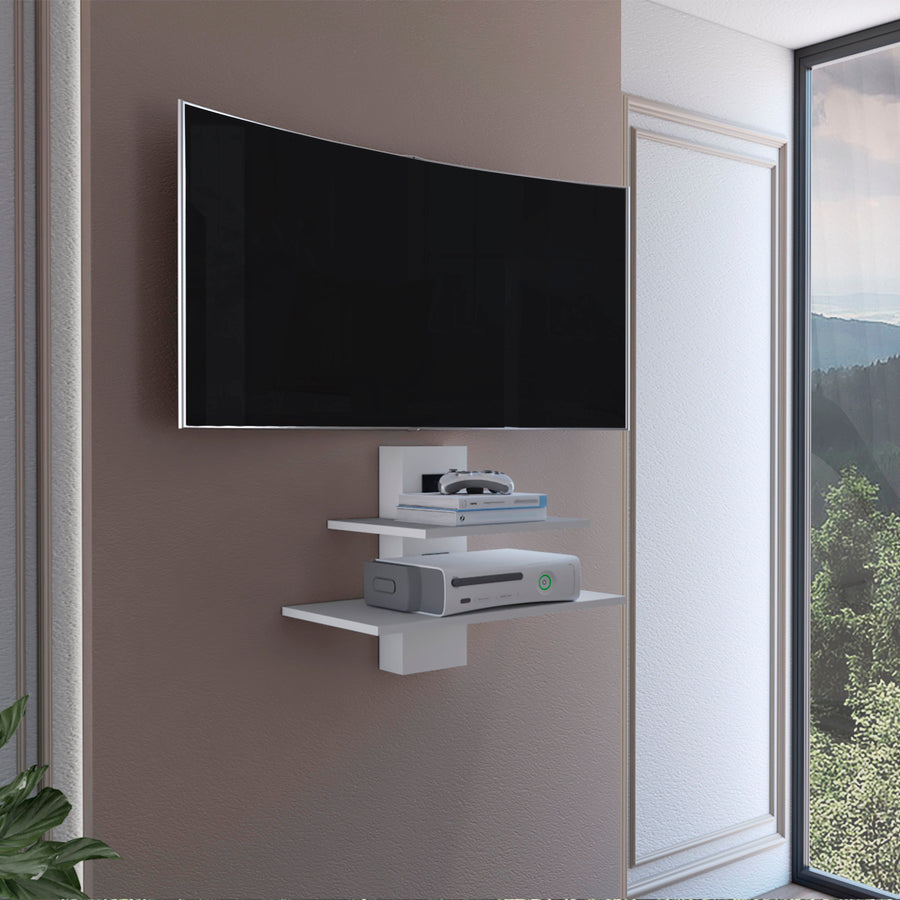 Mueble de TV flotante Burgos de 60 cm, blanco