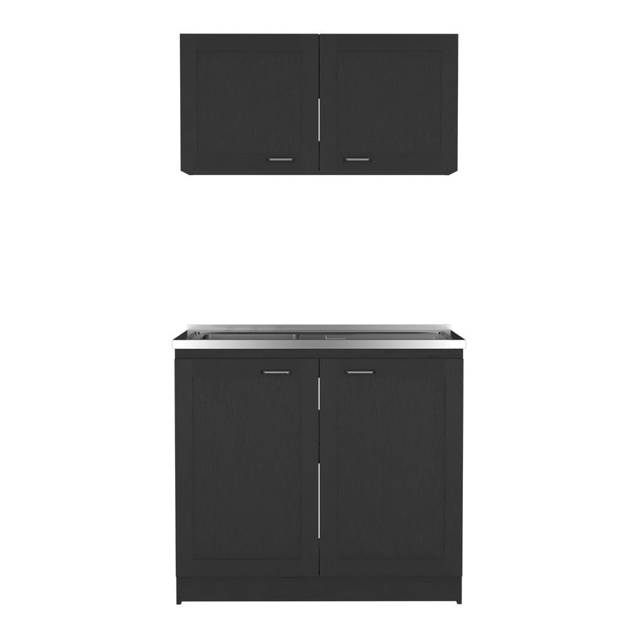 TUHOME CONCEPT Conjunto de muebles de cocina Zurich, wengué