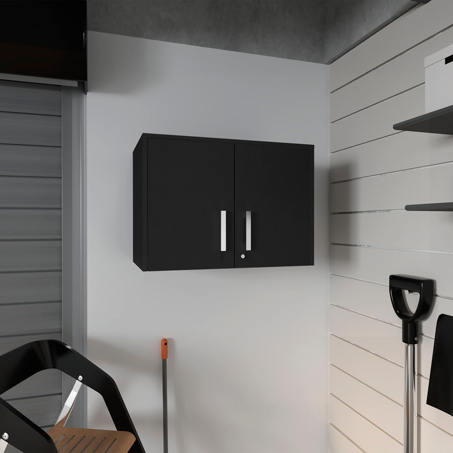 Armario multiusos de 70 cm, negro