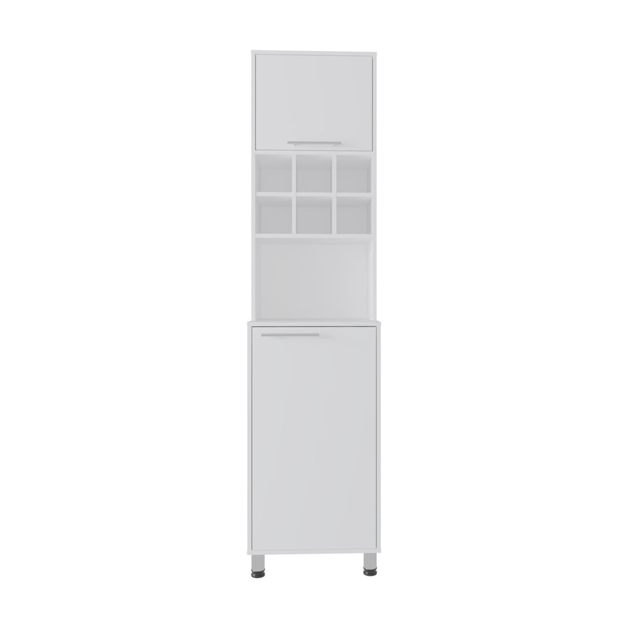 Despensa de cocina Attica de 204 cm con 2 puertas, blanco