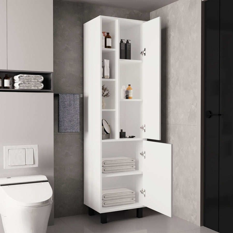 Armario multiusos Stanton de 173 cm, blanco