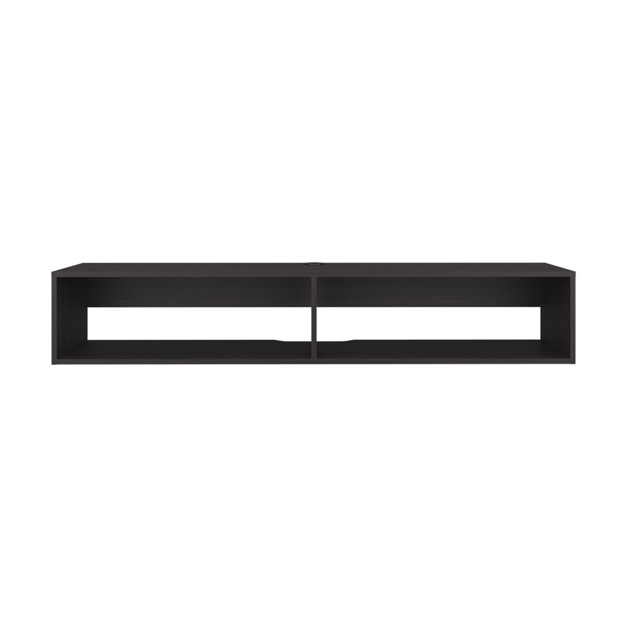 Mueble de TV flotante de 150 cm, wengué
