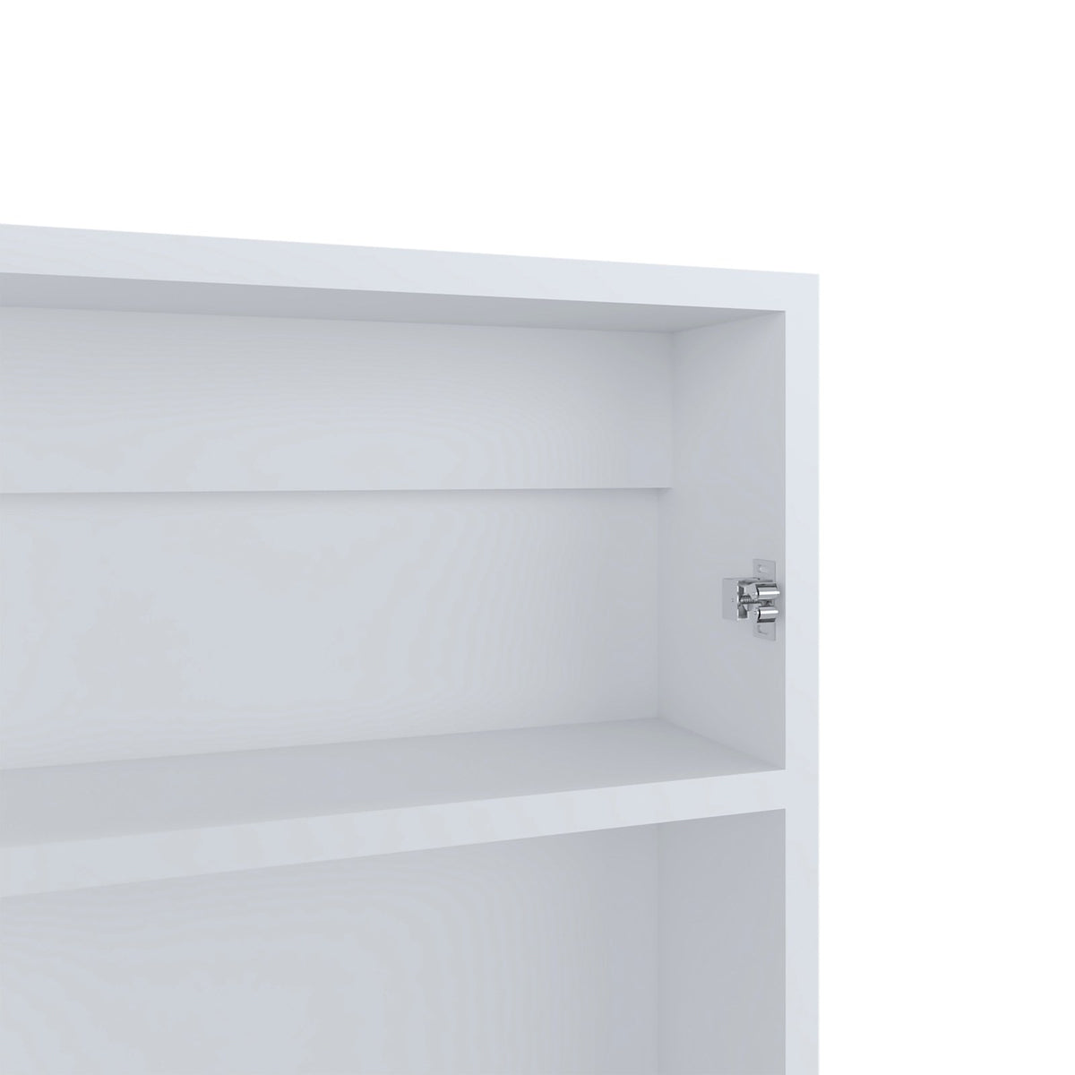 TUHOME CONCEPT Armario de baño de pared Juno de 47 cm con puerta de espejo, blanco