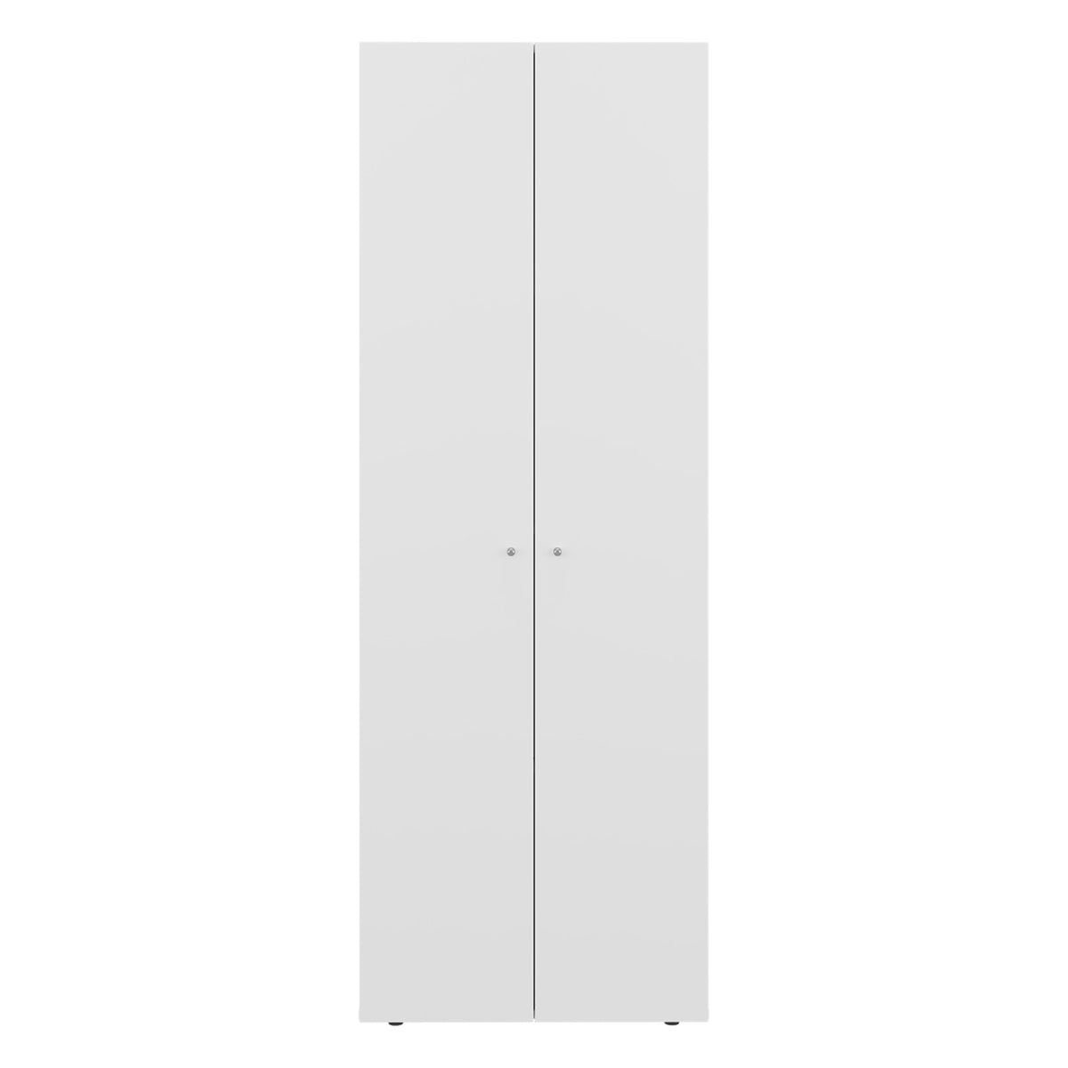 Armario World de 170 cm con 2 puertas y estantes, blanco
