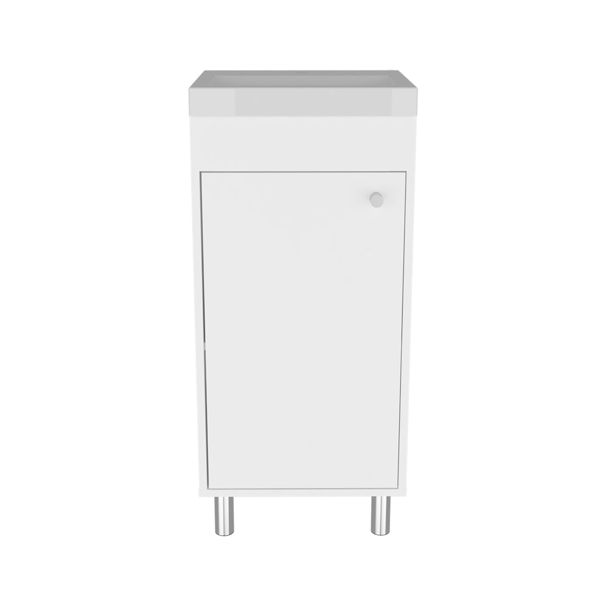 Mueble de lavabo Rivera de 40 cm con lavabo, blanco