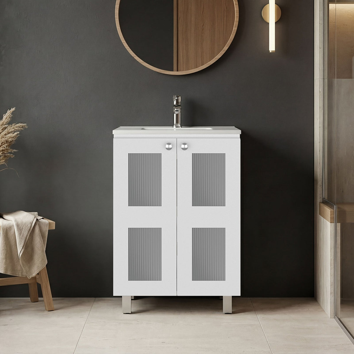TUHOME CONCEPT Mueble de baño Haysi, blanco