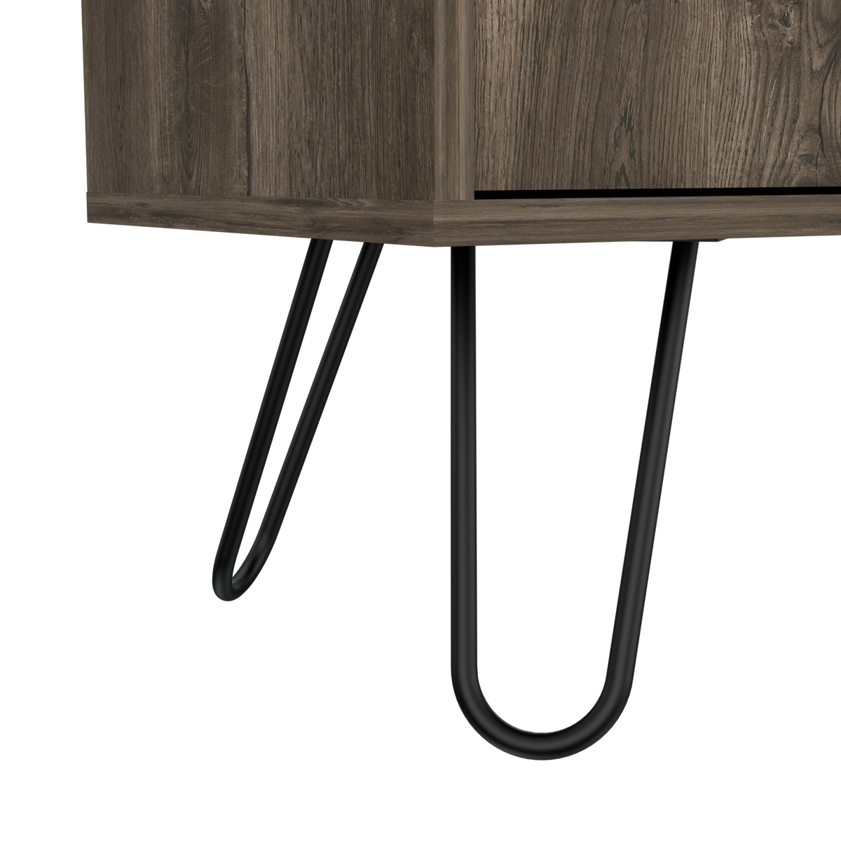 TUHOME CONCEPT Aparador Andorra de 80 cm, roble oscuro