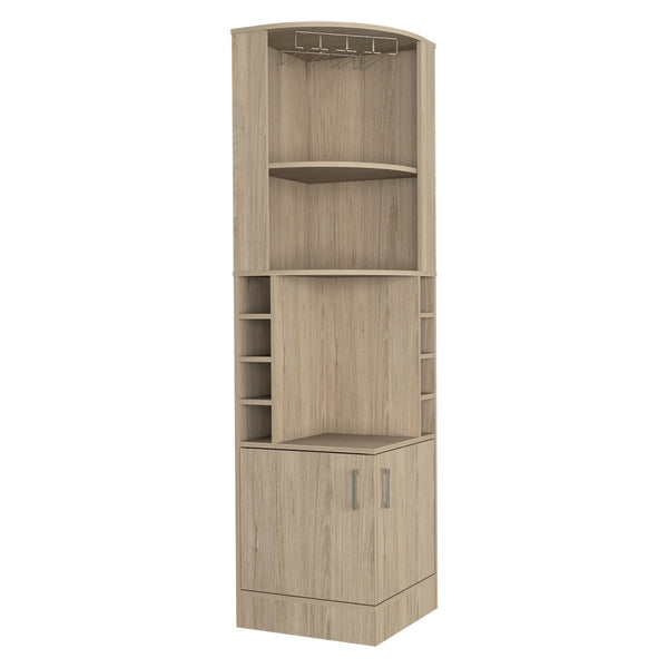 Mueble esquinero Pekin con cubiculos para vino