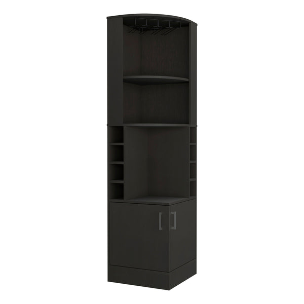 Mueble esquinero Pekin con cubiculos para vino