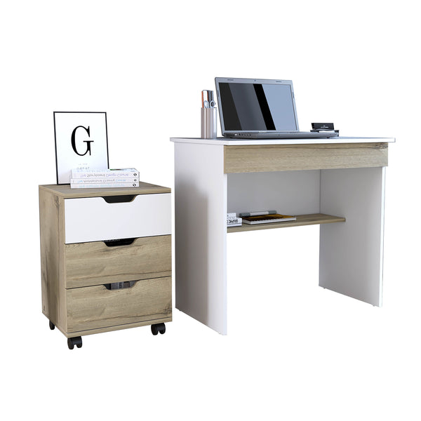 Conjunto Z Oficina Escritorio Ohio Z 80 Cajonera Archivad