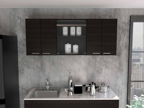 Mueble Alto De Cocina Con Cristal 150