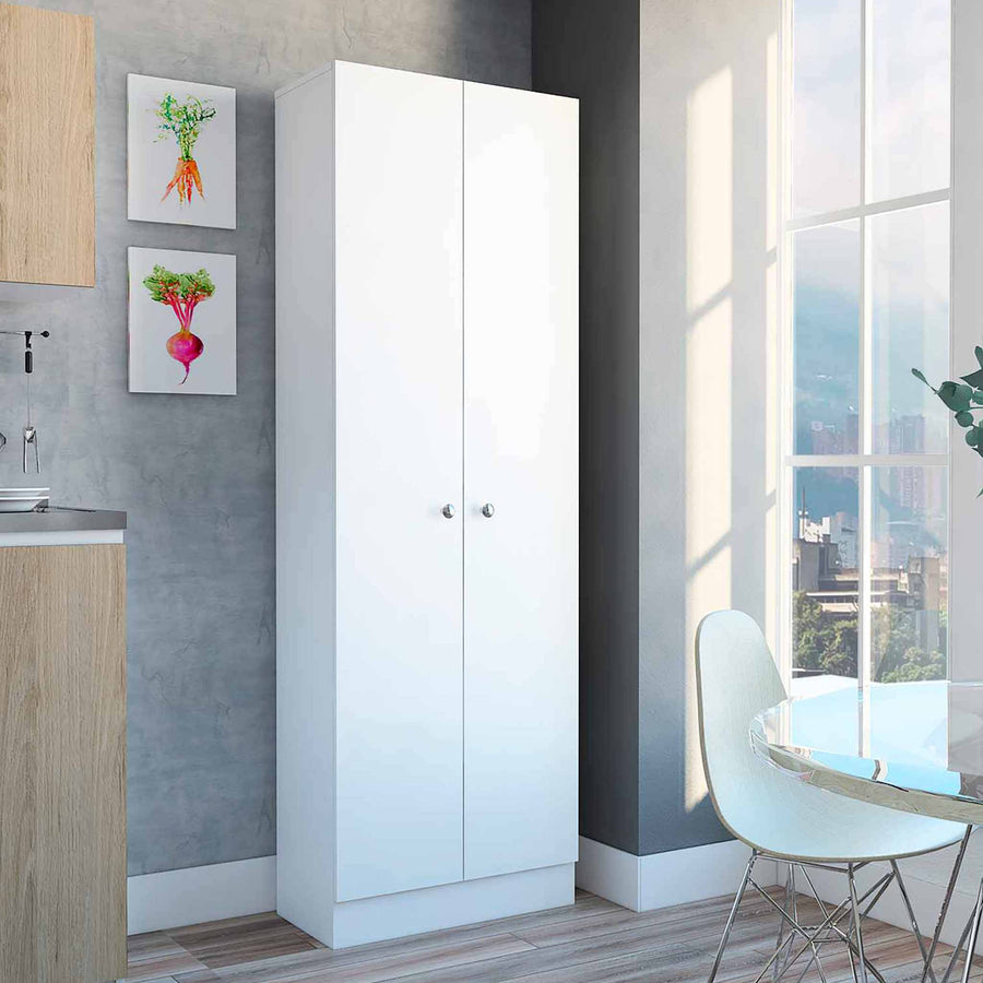 TUHOME CONCEPT Armario multiusos de 181 cm, blanco