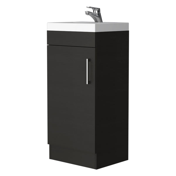 Mueble lavabo Madrid con puerta de armario