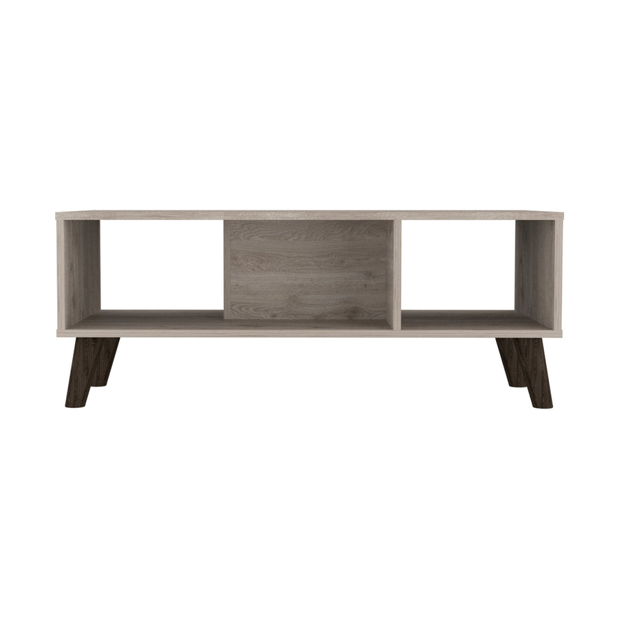 Mesa de centro Cincinatti de 101 cm, gris ceniza